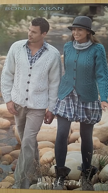 Mens Aran Cardigan Knitting Pattern 