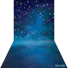 10'x20' CP Blue Starry Sky Scenic Microfiber Fabric background backdrop SD130
