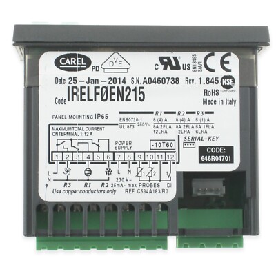 CAREL IRELF0EN215 Elektronikregler für Electrolux 727106, 727127
