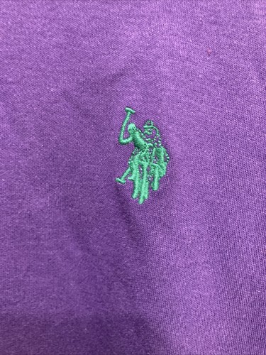 NWT US Polo Association Polo Purple Long Sleeve SZ 2XL Men's - Picture 3 of 12