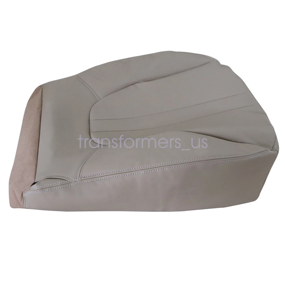 Cubierta de asiento de cuero inferior del lado del conductor delantero tostado para Ford Expedition 1997-2002 Foto 4 de 4