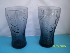 2X 2010 FIFA World Cup South Africa - dark Coca Cola McDonalds Glass Set