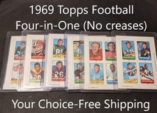 1969 Topps Football Four-in-One-YOUR CHOICE-Free Shipping UPDATED 8/8/2024