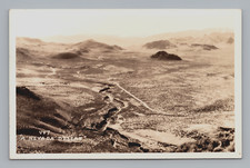RPPC Nevada Desert Aerial View Unposted
