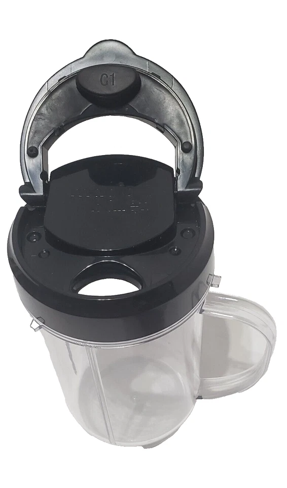 NEW 16 oz. Magic Bullet Replacement Blend Cup With Drinking Lid - Image 4 of 4