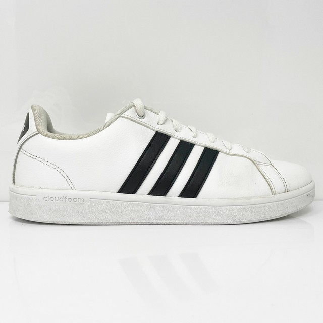 adidas cloudfoam advantage white sneakers