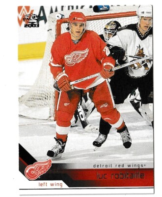 hockey card LUC ROBITAILIE 2001-02 Detroit Red Wings Pacific #133 sport