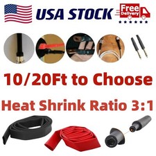 Heat Shrink Tubing-3:1 Marine Grade Wire Insulation Cable Sleeves Black Red