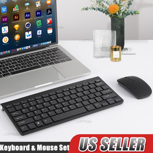 Mini Wireless Keyboard And Mouse Set Waterproof 2.4G For Mac Apple PC Computer