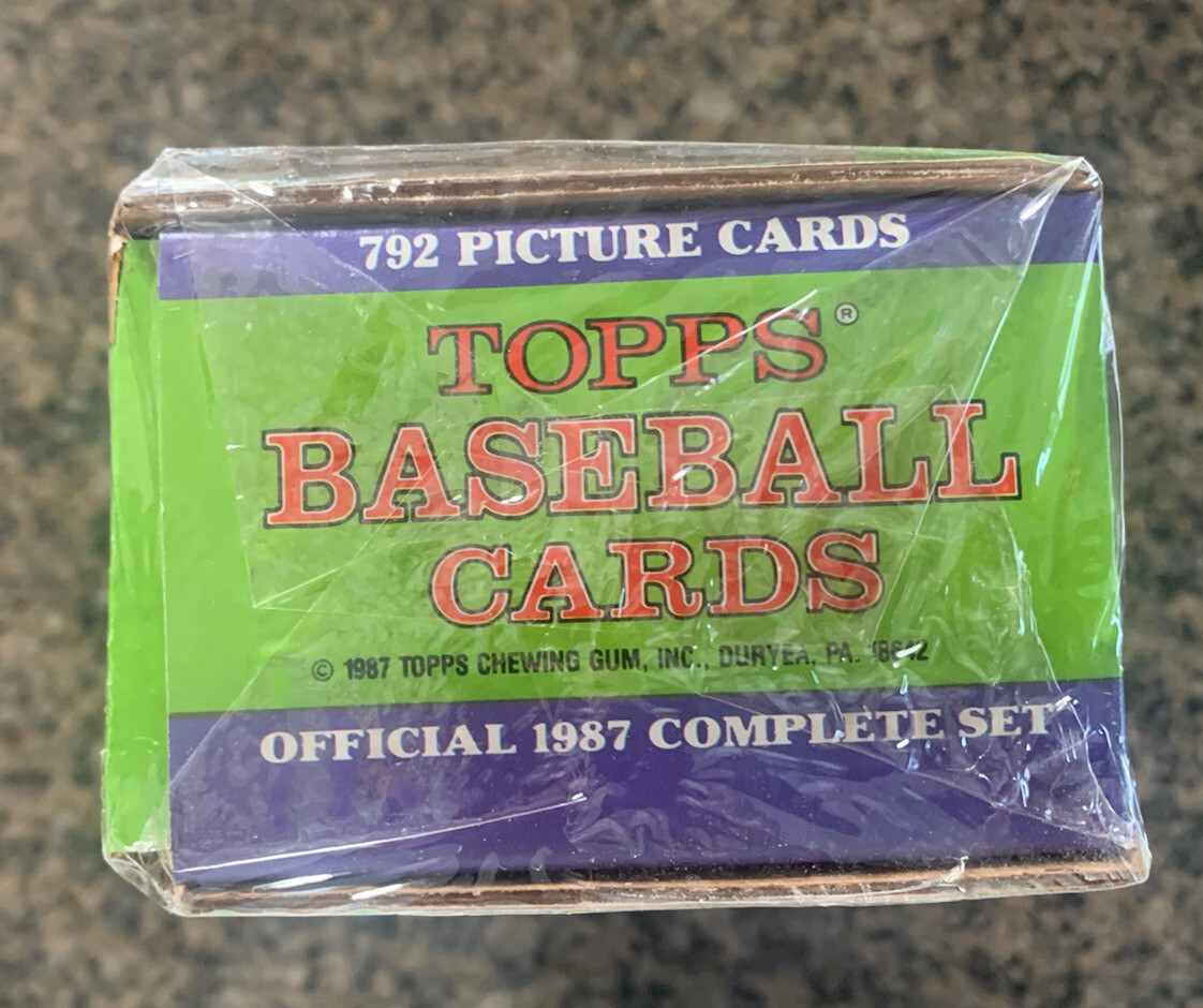 MLBカード 1987年コンプリートセット 1987 Topps Baseball Complete Set - Factory Sealed | eBay