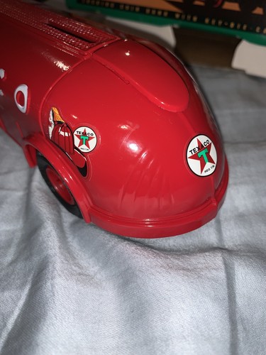 1934 Texaco Diamond T Tanker Doodle Bug Locking Coin Bank-Key DieCast Metal #11 - Picture 6 of 9