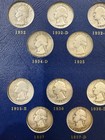 1932-1964 Washington Silver Quarter Complete Set-Whitman 9418 Deluxe Coin Album — photo 4
