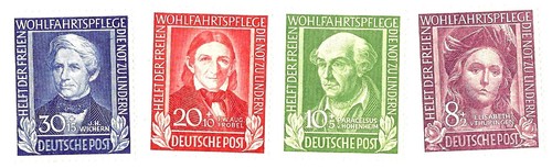 EAS_STAMPS GERMANY #B-310- B-313 NO GUM F/VF - 第 1/1 張圖片