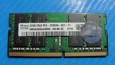Dell 5421 SK Hynix 32GB 2Rx8 PC4-3200AA Memory RAM HMAA4GS6AJR8N