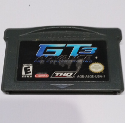 THQ GT3: Pro Concept Racing Nintendo Game Boy Advance GBA E NTSC-U/C