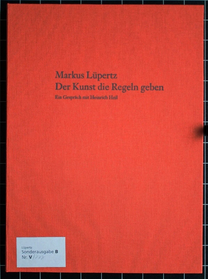 Markus Lüpertz Kunst Regeln geben Neoexpressionismus aquar Radierung 2005 5/30 - Bild 3 von 3