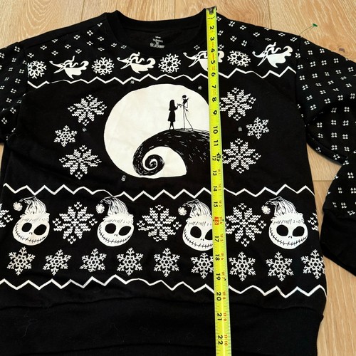 XS The Nightmare Before Christmas Sweatshirt TimBurton Holiday Sweatshirt Disney - Picture 6 of 10