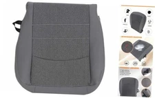 Driver Side Bottom Cloth Replacement Seat Cover Gray Compatible with Dodge 