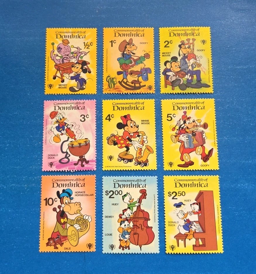 Dominica Stamps, Scott 644-652 MNH