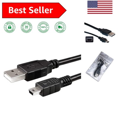 Durable Black 3FT USB Charger Cable for TI-84 Plus C nSpire CX - 480Mbps Speed