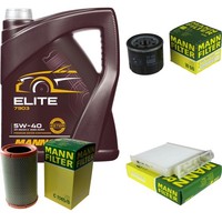 Mann Inspektionspaket 5L Mannol Elite 5W-40 FüR Renault Twingo II 1.2