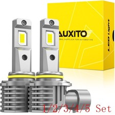 2PCS 60W 6500K Super Bright LED 9006 Headlight Fog Light Bulbs High Low Beam