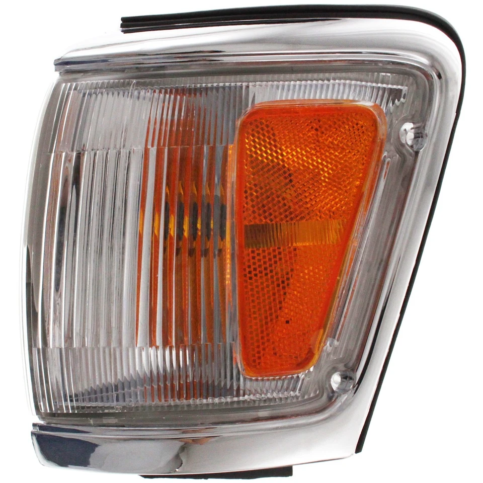 Corner Light For 92-95 Toyota 4Runner w/ chrome trim Set of 2 LH RH Incandescent - Image 2 of 4