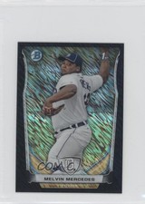 2014 Bowman Chrome Minis Black Shimmer Refractor Melvin Mercedes #70 0a7