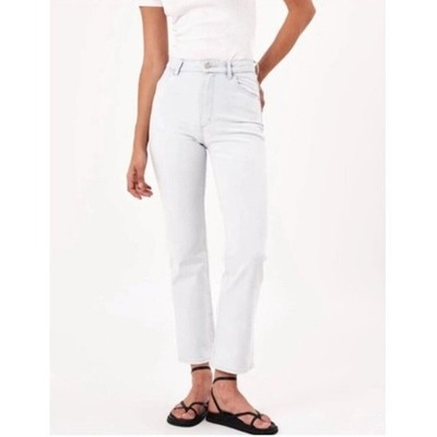 Edwin Hana Jeans Women's Size 27 Light Wash Acid Wash Denim Straight Leg