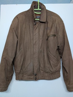 Wilson's Adventure Bound Leather Jacket Size Medium Thinsulate Bomber Jacket 