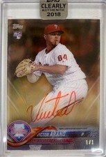 2018 Topps Clearly Authentic Victor Arano Clearly Authentic Auto 1/1