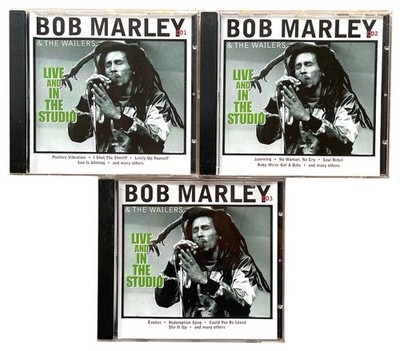 Bob Marley & The Wailers Live and in the Studio Teil 1 bis 3 3 CD´s