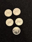 Gold & Silver Naples Lot of 5x 1g .999 Fine Silver Rounds (5g Total)