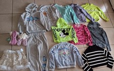 Lot of 14 Girl Clothes Hoodies Bomber Jacket Sweater Slippers Skirt Size 10-12