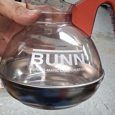 Bunn plastic Carafe Red Handle Stainless Steel Coffee Decanter