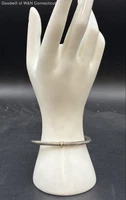 David Yurman 925 Silver 18K Gold Cable Classic Cuff Bracelet 17.73g COA