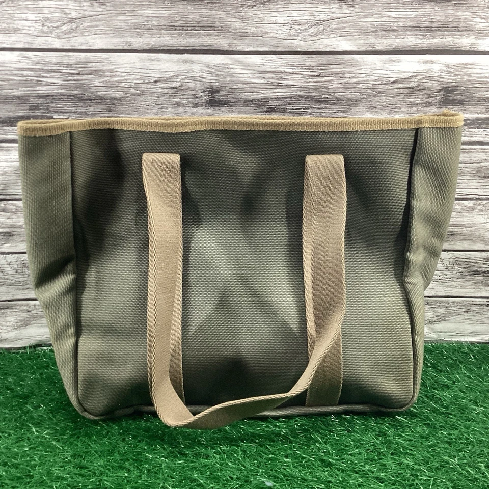 Bolso de Mano King Ranch Saddle Shop de Lona Verde 12X14 Informal Exterior Occidental Foto 2 de 4