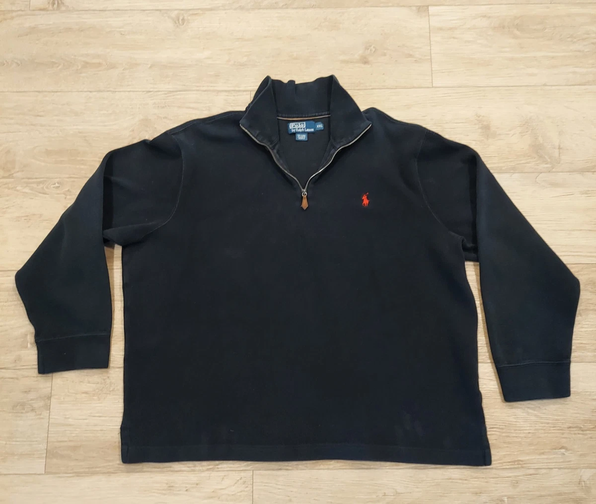 Polo Ralph Lauren Men's Black 1/2 Zip Features for sale | eBay