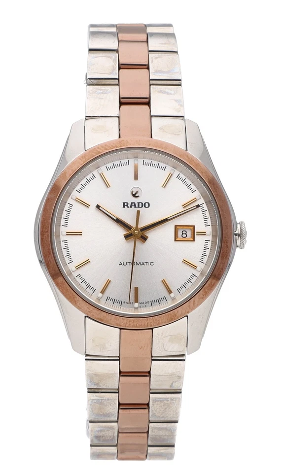 Rado Hyperchrome 30.6mm Automatic Two-tone Silver Dial Ladies Watch R32087102