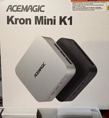 AceMagic Kron Mini K1 Mini PC, AMD Ryzen 3 4300u 16GB/1TB SILVER