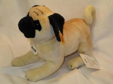 Plush Toy Steiff Mopsy Pug Stuffed Animal Series 9.8 inches