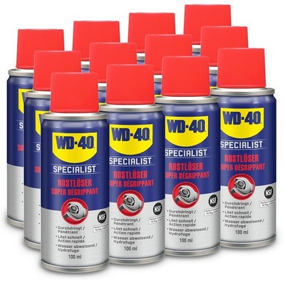 WD-40 SPECIALIST 12x 100 ml ROSTLÖSER ROSTENTFERNER ENTROSTER KRIECHÖL 50182952