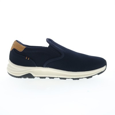 Rockport Fulton Slip On CJ1659 Mens Blue Canvas Lifestyle Sneakers Shoes 8