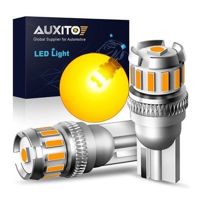 AUXITO 2X T10 921 912 194 W5W Yellow Side Bright Marker LED light Bulbs Map Lamp