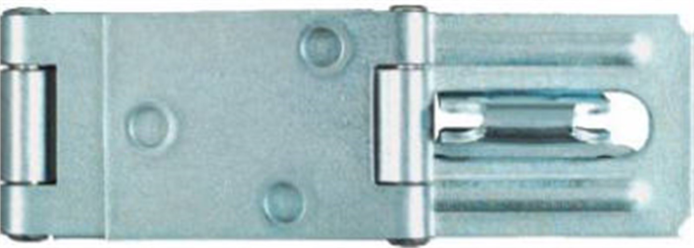 National Hardware N103-291 Aluminum Double Hinge Safety Hasp 4.5 L in. 5 Pack