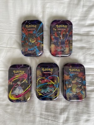 Pokemon TCG Mega Evolution - Mega Heroes Mini Tins (5er Set) Neu & Sealed  