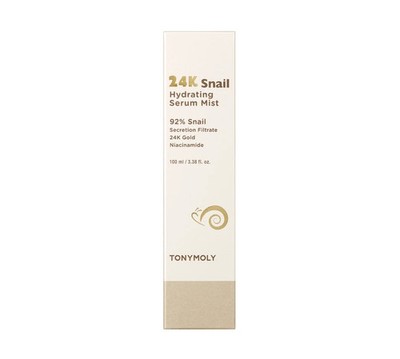 Tonymoly Gold 24K Snail Hydrating Serum Mist 3.38 Fl Oz
