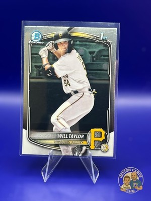 2025 Bowman Chrome - Prospects Will Taylor, Will Taylor #BCP-179 (RC)