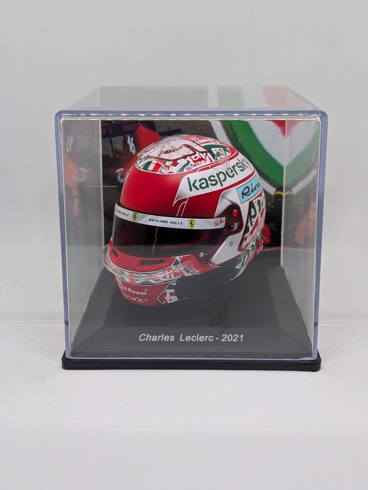 Casque Charles Leclerc Toscana GP 2021 Spark HELFE94 Collecteur Premium