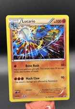 Lucario XY140 Cosmos Holo Black Star Promo Pokemon XY MP